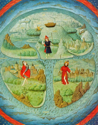 Illustration for article titled Middle Earth: Why We Need to Turn Our Map on Its Side